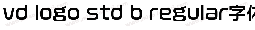 vd logo std b regular字体免费下载字体转换